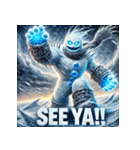 雪塊武神スノーマン（個別スタンプ：5）