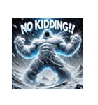 雪塊武神スノーマン（個別スタンプ：7）