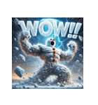 雪塊武神スノーマン（個別スタンプ：8）