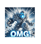 雪塊武神スノーマン（個別スタンプ：14）