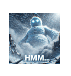 雪塊武神スノーマン（個別スタンプ：15）