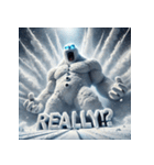 雪塊武神スノーマン（個別スタンプ：19）