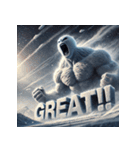 雪塊武神スノーマン（個別スタンプ：20）