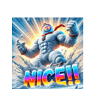 雪塊武神スノーマン（個別スタンプ：22）