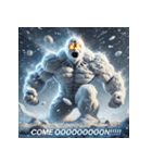 雪塊武神スノーマン（個別スタンプ：24）