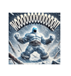 雪塊武神スノーマン（個別スタンプ：25）