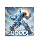 雪塊武神スノーマン（個別スタンプ：26）