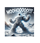 雪塊武神スノーマン（個別スタンプ：27）