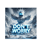 雪塊武神スノーマン（個別スタンプ：31）