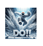 雪塊武神スノーマン（個別スタンプ：37）