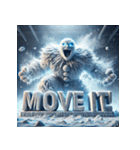 雪塊武神スノーマン（個別スタンプ：39）