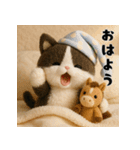 午年ハチワレ猫の冬＆年末年始スタンプ（個別スタンプ：19）