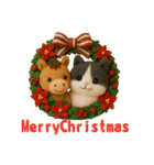 午年ハチワレ猫の冬＆年末年始スタンプ（個別スタンプ：27）