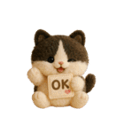 午年ハチワレ猫の冬＆年末年始スタンプ（個別スタンプ：37）