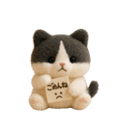 午年ハチワレ猫の冬＆年末年始スタンプ（個別スタンプ：40）