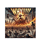 冥界スカル軍団（個別スタンプ：13）