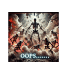 冥界スカル軍団（個別スタンプ：16）