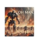 冥界スカル軍団（個別スタンプ：18）