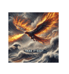 最強の不死鳥：バーニング・フェニックス（個別スタンプ：3）