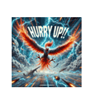 最強の不死鳥：バーニング・フェニックス（個別スタンプ：5）