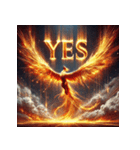 最強の不死鳥：バーニング・フェニックス（個別スタンプ：11）