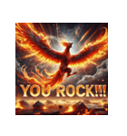 最強の不死鳥：バーニング・フェニックス（個別スタンプ：36）