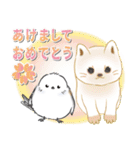 シマエナガ⭐︎シーちゃん達の年末年始/改（個別スタンプ：2）