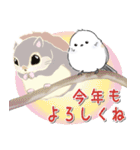 シマエナガ⭐︎シーちゃん達の年末年始/改（個別スタンプ：8）