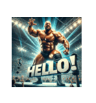 爆裂プロレス魂（個別スタンプ：1）