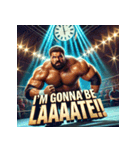 爆裂プロレス魂（個別スタンプ：2）