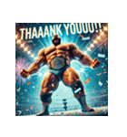 爆裂プロレス魂（個別スタンプ：4）