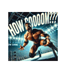 爆裂プロレス魂（個別スタンプ：9）