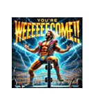 爆裂プロレス魂（個別スタンプ：10）