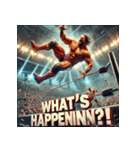 爆裂プロレス魂（個別スタンプ：12）