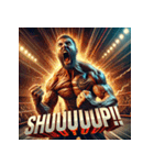 爆裂プロレス魂（個別スタンプ：16）