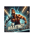 爆裂プロレス魂（個別スタンプ：18）