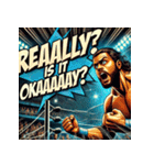 爆裂プロレス魂（個別スタンプ：20）