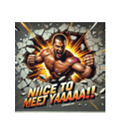 爆裂プロレス魂（個別スタンプ：24）