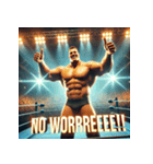 爆裂プロレス魂（個別スタンプ：28）