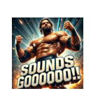 爆裂プロレス魂（個別スタンプ：33）