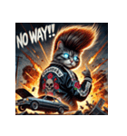 爆走！最強ネコ総長（個別スタンプ：5）