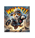 爆走！最強ネコ総長（個別スタンプ：6）