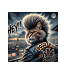 爆走！最強ネコ総長（個別スタンプ：9）