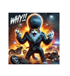 爆走！最強ネコ総長（個別スタンプ：10）