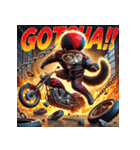 爆走！最強ネコ総長（個別スタンプ：14）