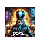 爆走！最強ネコ総長（個別スタンプ：16）