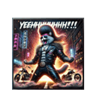 爆走！最強ネコ総長（個別スタンプ：23）