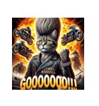 爆走！最強ネコ総長（個別スタンプ：24）