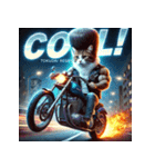 爆走！最強ネコ総長（個別スタンプ：34）