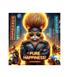 爆走！最強ネコ総長（個別スタンプ：36）